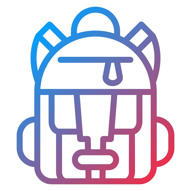 Estilo del icono de la bolsa de diseño vectorial