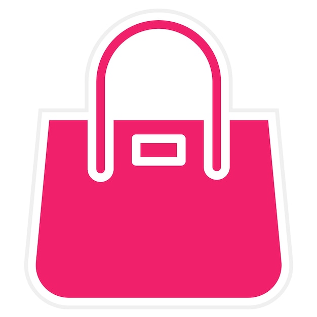 Estilo del icono de la bolsa de diseño vectorial