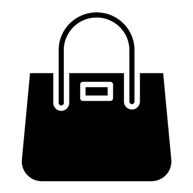 Estilo del icono de la bolsa de diseño vectorial