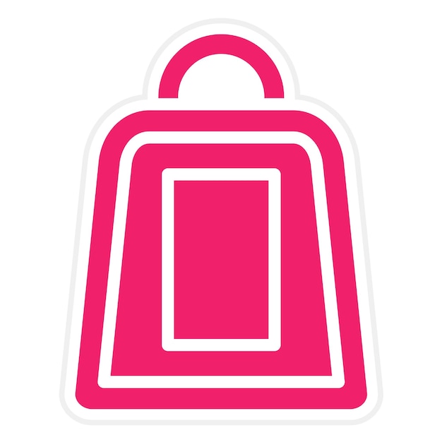 Estilo del icono de la bolsa de diseño vectorial