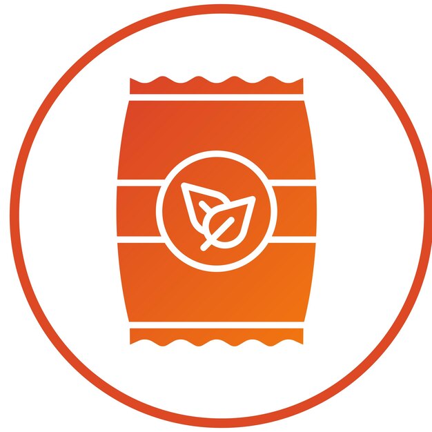 Estilo del icono de la bolsa de semillas
