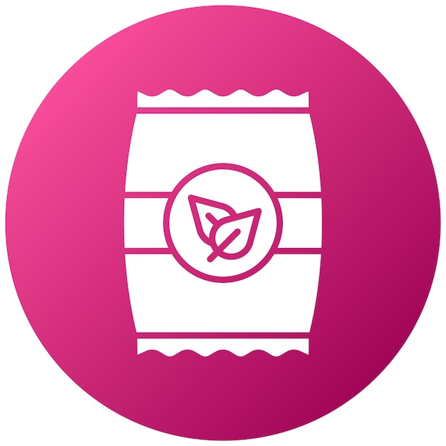 Estilo del icono de la bolsa de semillas