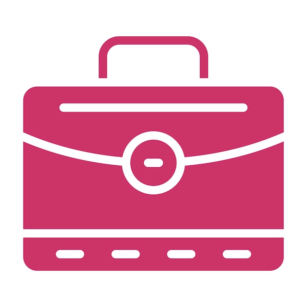 Estilo del icono de la bolsa de trabajo de diseño vectorial