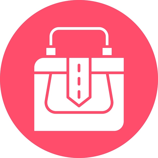 Estilo del icono del bolso de diseño vectorial