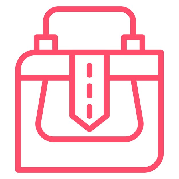 Estilo del icono del bolso de diseño vectorial