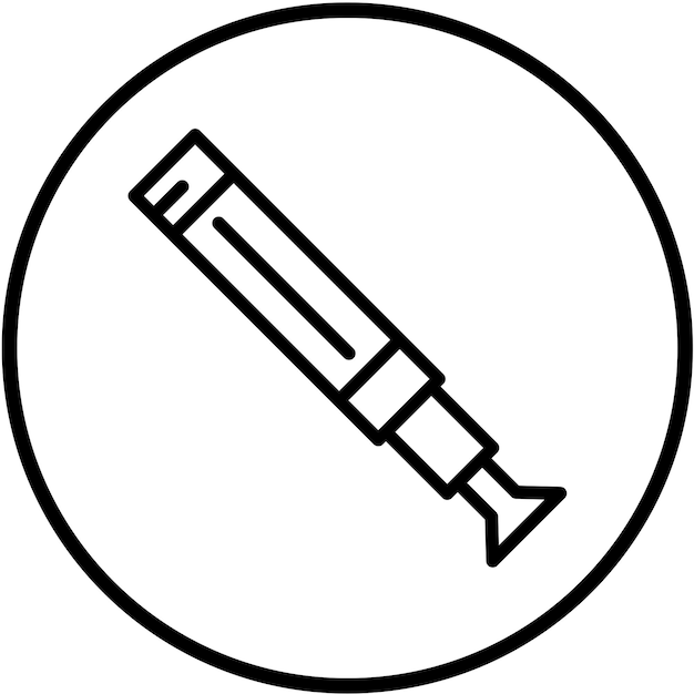 Estilo del icono de la bomba de desoldadura de diseño vectorial