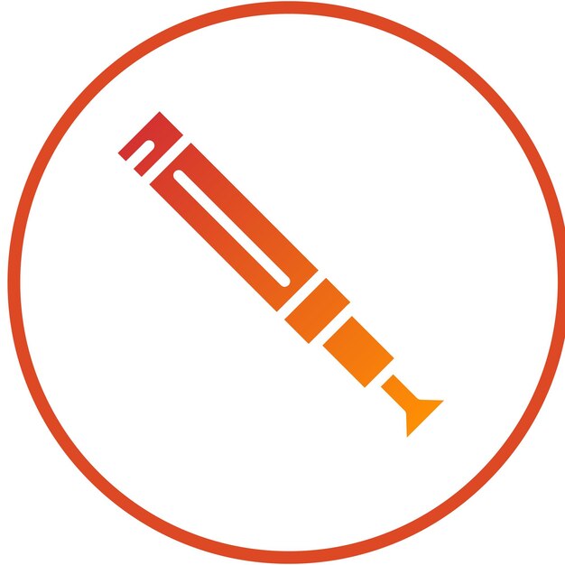 Estilo del icono de la bomba de desoldadura de diseño vectorial