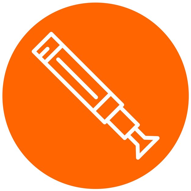 Estilo del icono de la bomba de desoldadura de diseño vectorial