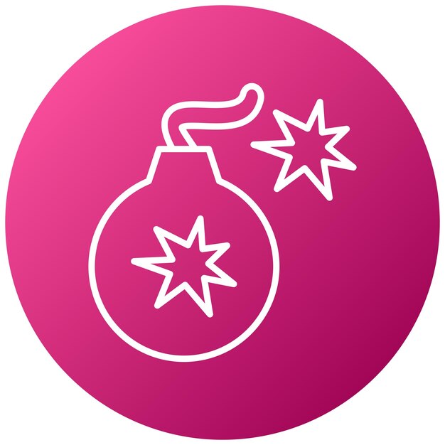 Estilo del icono de la bomba