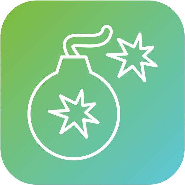 Estilo del icono de la bomba