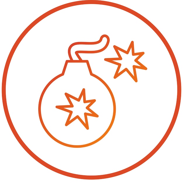 Estilo del icono de la bomba