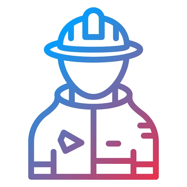 Estilo del icono del bombero