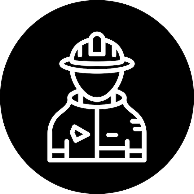 Estilo del icono del bombero