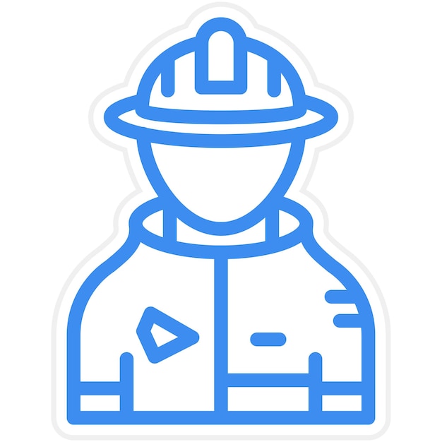 Estilo del icono del bombero