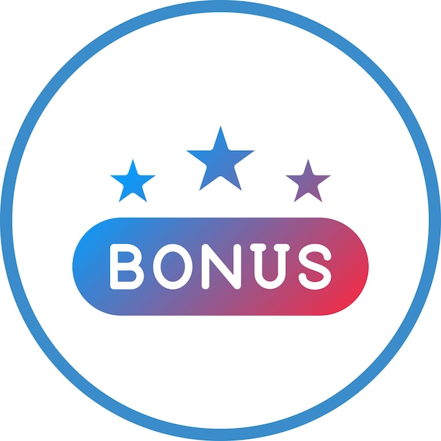 Estilo de icono de bonificación de diseño vectorial