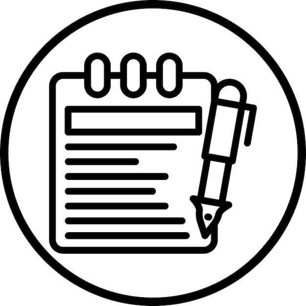 Estilo del icono del borrador de diseño vectorial