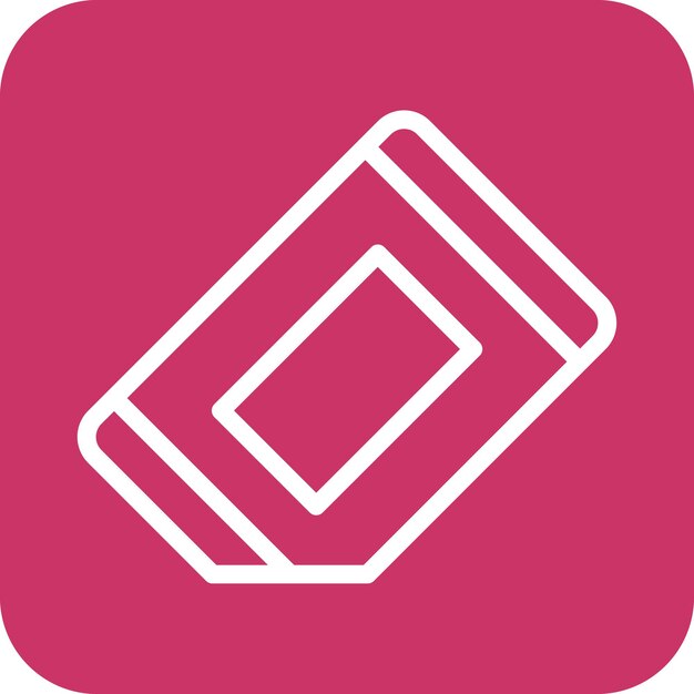 Estilo del icono del borrador de diseño vectorial