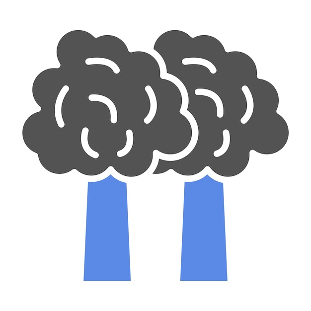 Estilo de icono de bosque de diseño vectorial