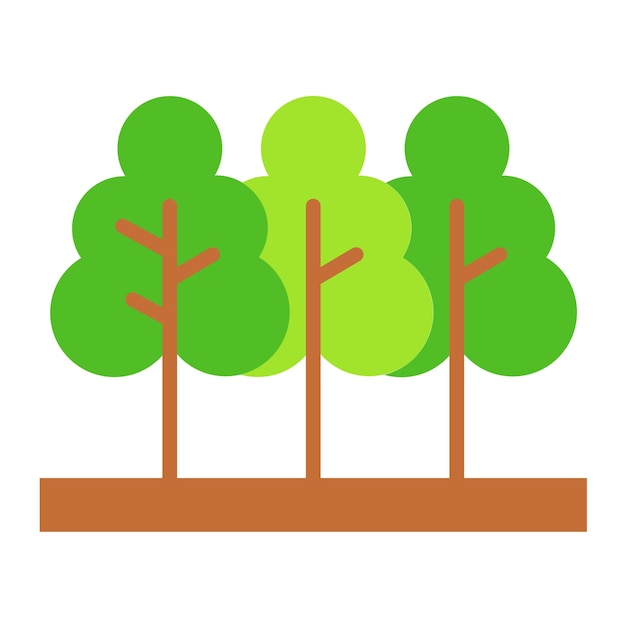 Estilo del icono del bosque