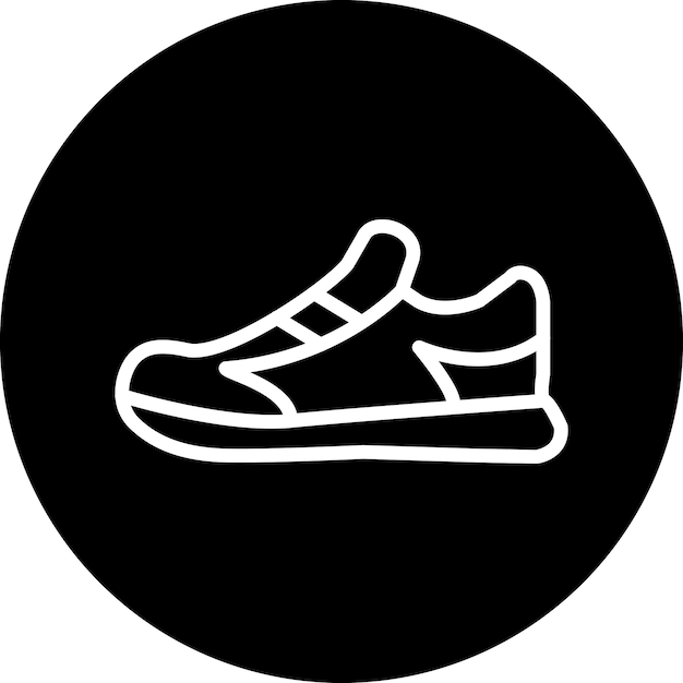 Estilo del icono de las botas de diseño vectorial