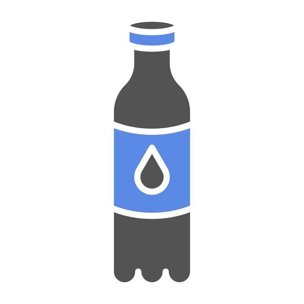 Estilo del icono de la botella de agua