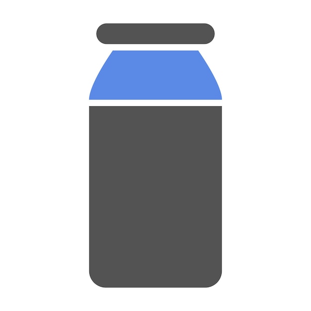 Estilo del icono de la botella de leche