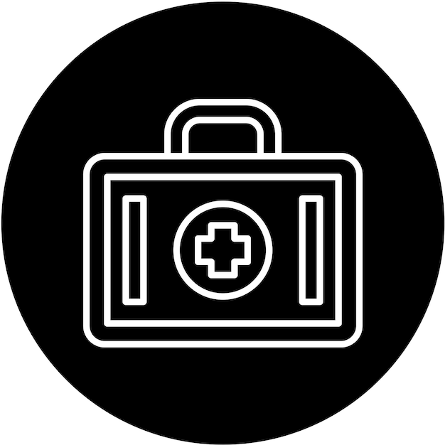 Estilo del icono del botiquín de primeros auxilios