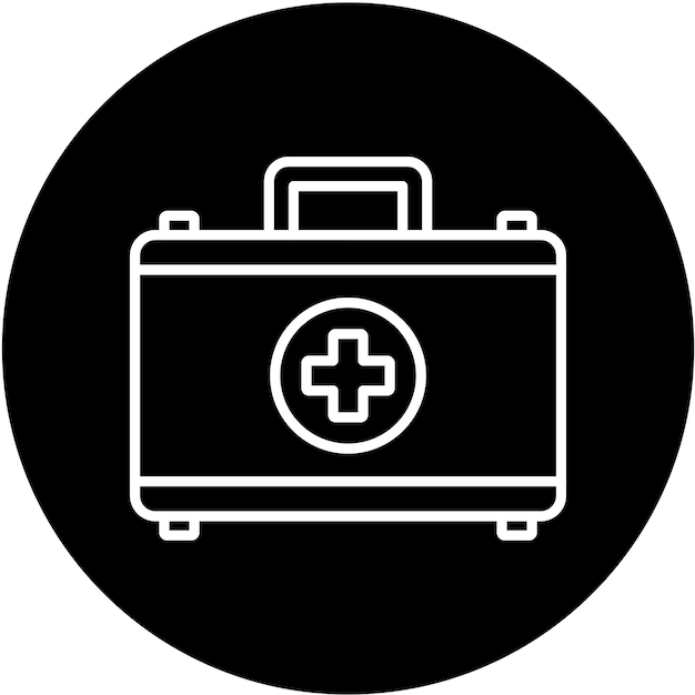 Estilo del icono del botiquín de primeros auxilios