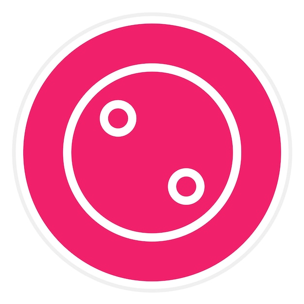 Estilo del icono del botón de diseño vectorial