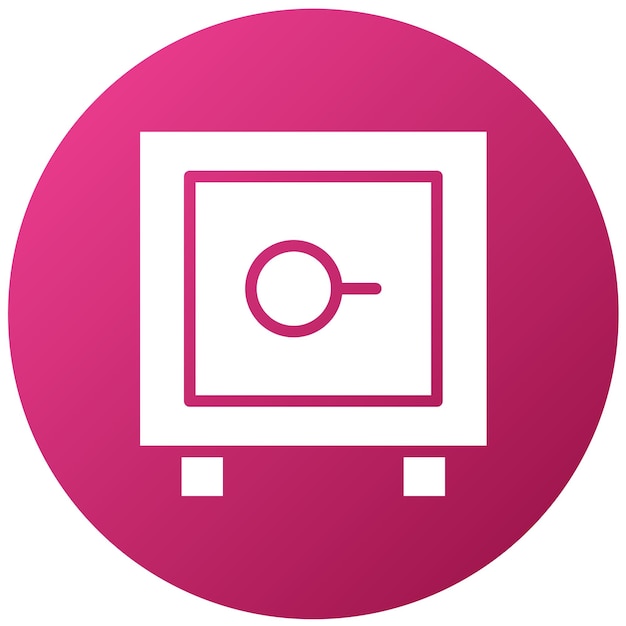 Estilo del icono de la bóveda de diseño vectorial