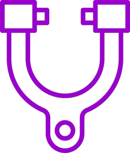 Estilo del icono del brazo de control de diseño vectorial