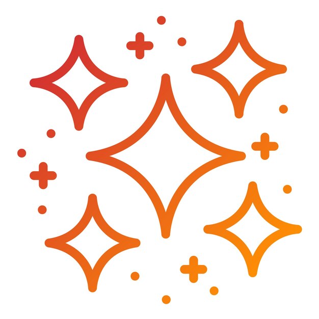 Estilo de icono de brillo de diseño vectorial