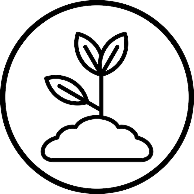 Estilo del icono de brote