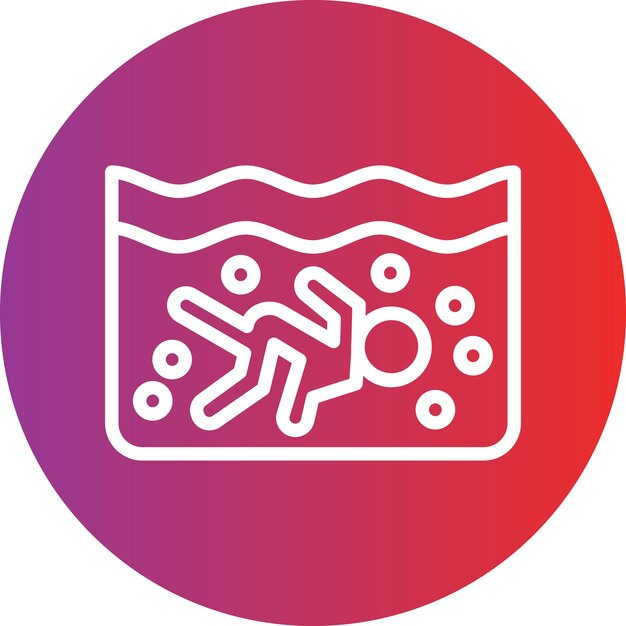 Estilo del icono de buceo