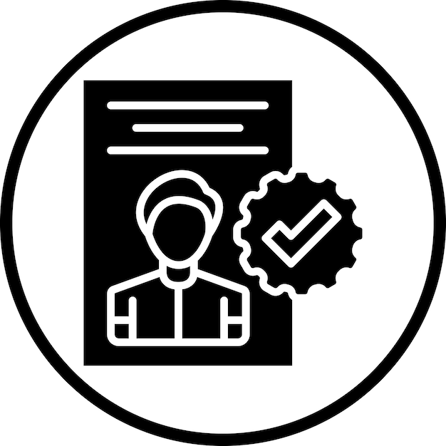 Estilo del icono de los buenos candidatos