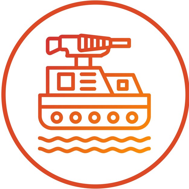 Estilo del icono del buque de diseño vectorial