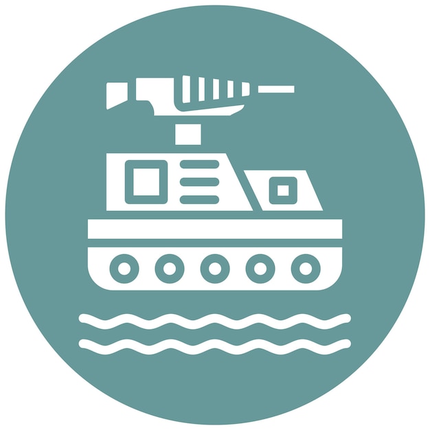 Estilo del icono del buque de diseño vectorial