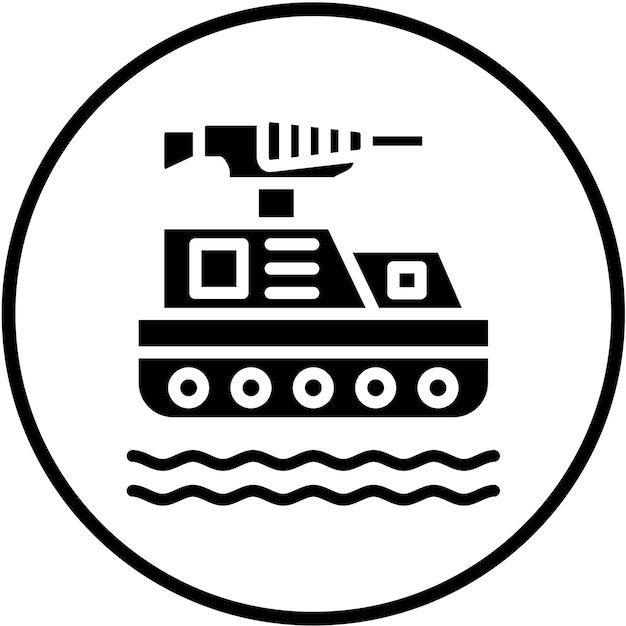 Estilo del icono del buque de diseño vectorial