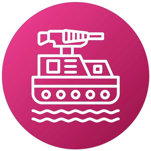 Estilo del icono del buque de diseño vectorial