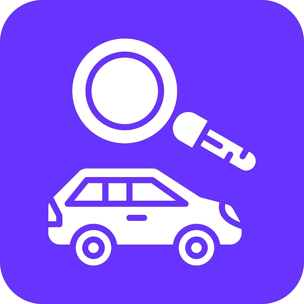 Estilo del icono del buscador de automóviles
