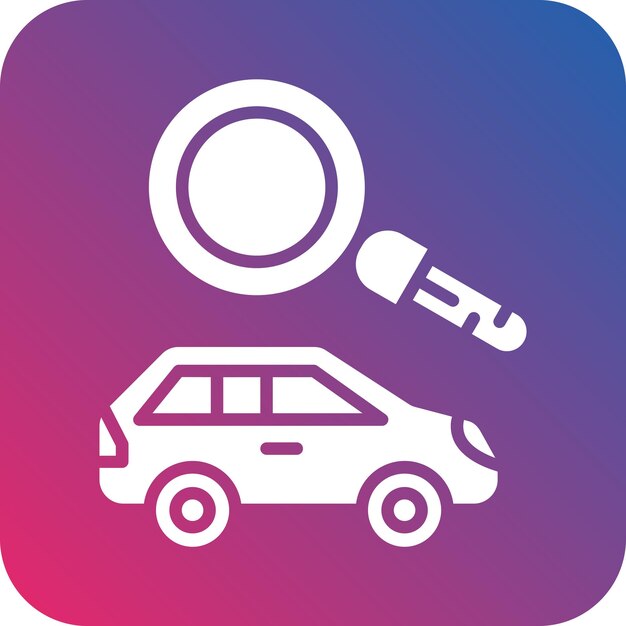 Estilo del icono del buscador de automóviles