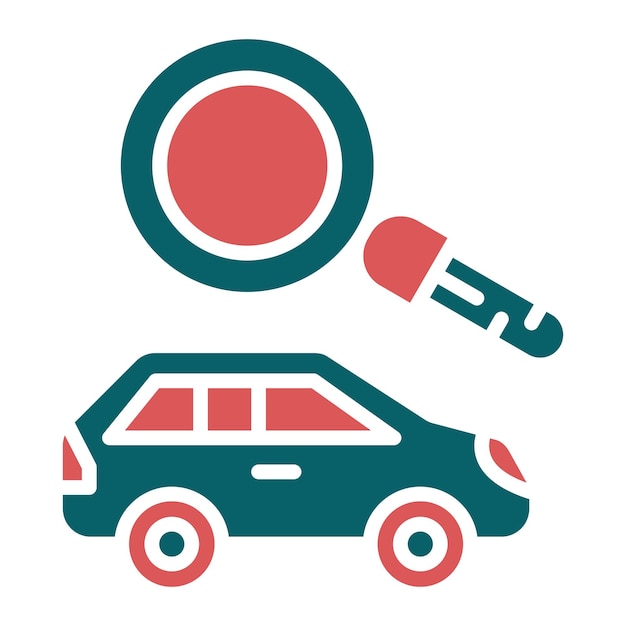 Estilo del icono del buscador de automóviles