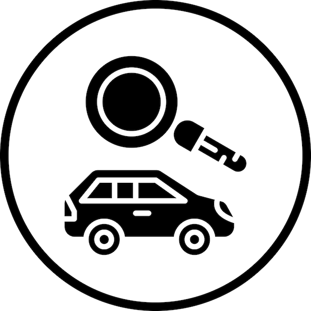 Estilo del icono del buscador de automóviles