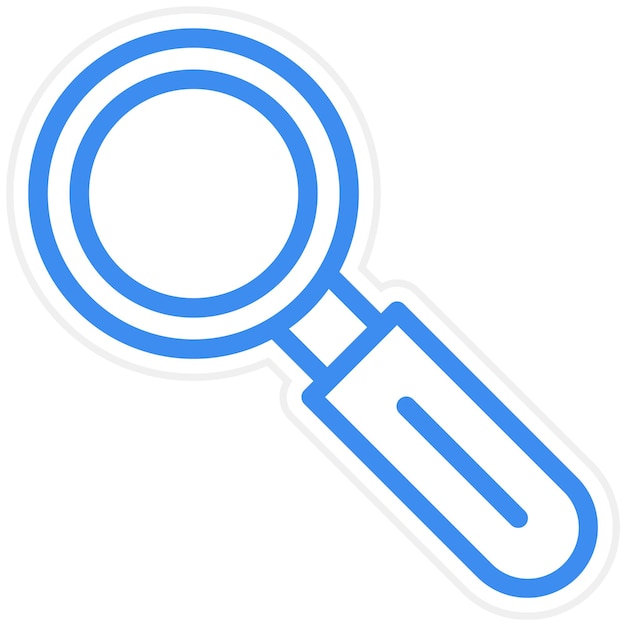 Estilo de icono de búsqueda de diseño vectorial
