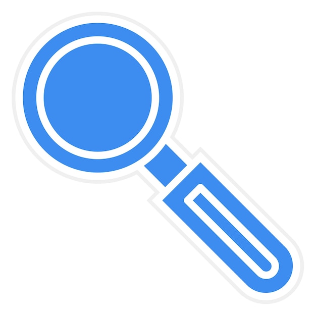 Estilo de icono de búsqueda de diseño vectorial