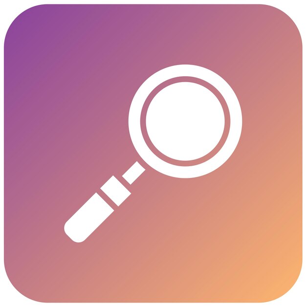 Estilo de icono de búsqueda de diseño vectorial