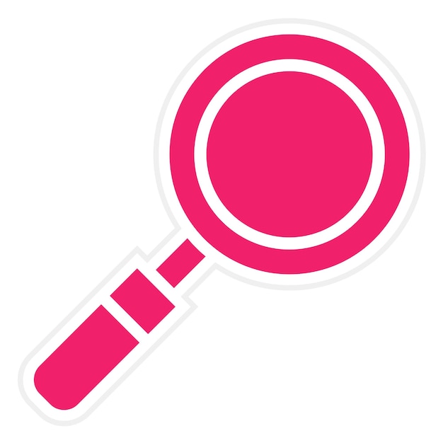 Estilo de icono de búsqueda de diseño vectorial