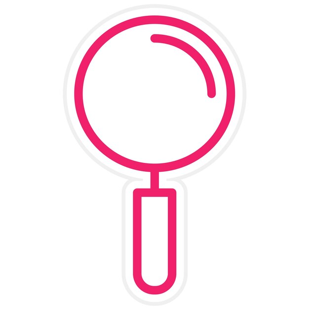 Estilo de icono de búsqueda de diseño vectorial