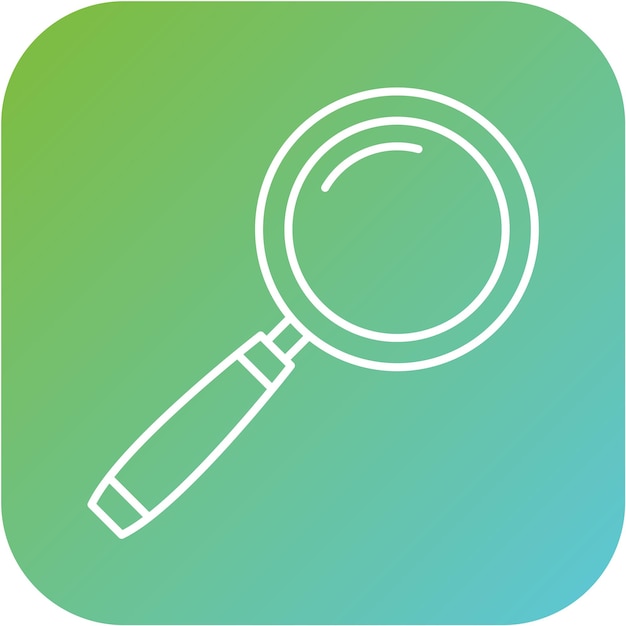 Estilo de icono de búsqueda de diseño vectorial