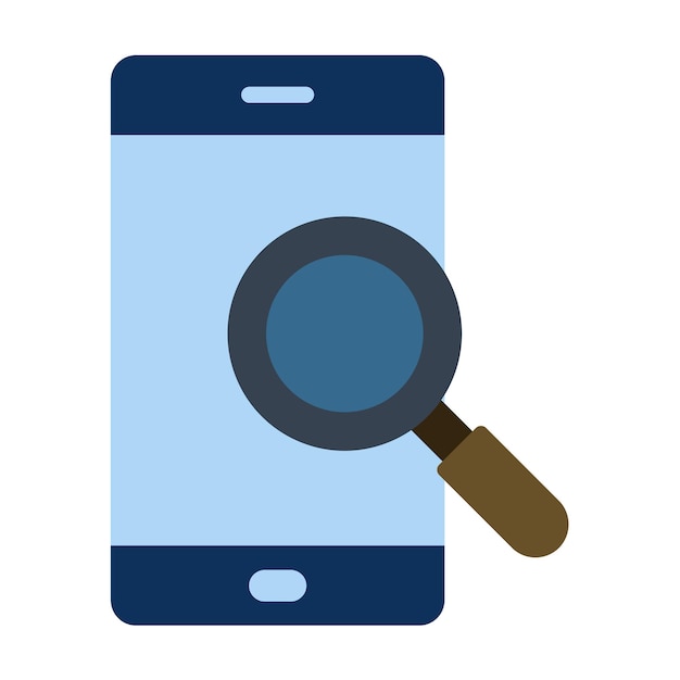 Estilo de icono de búsqueda de diseño vectorial